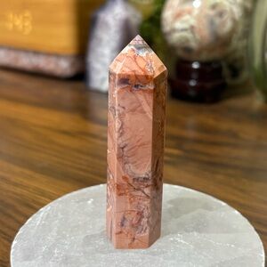 Cotton candy agate Tower